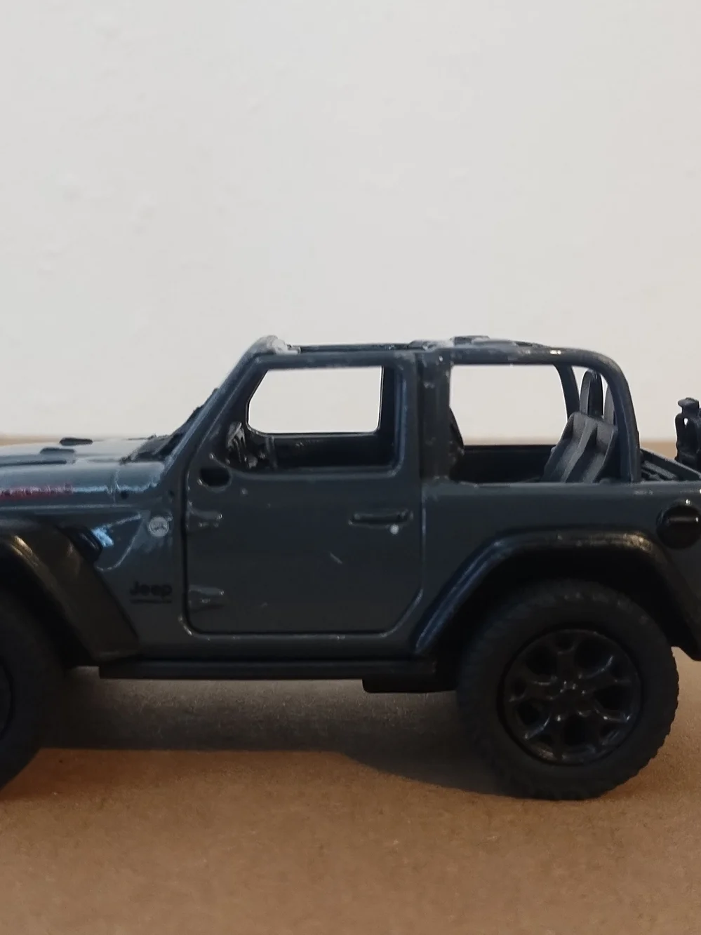 Kins mart toy Jeep 2018 wranglerb scale 1/34 Rubicon toy model missing parts